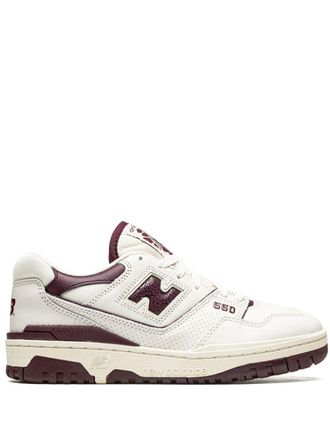 New Balance 550 Purple sneakers - White