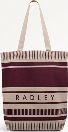 Radley London Dark Cherry Large Open Top Tote Radley Stripe SS26 Radley London