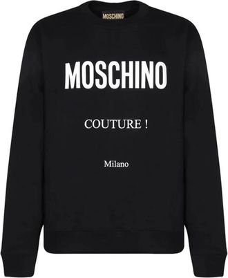 Moschino Zwarte Truien voor Mannen - Heren - Sweatshirts - Zwart - M - Hoodies & sweatvesten