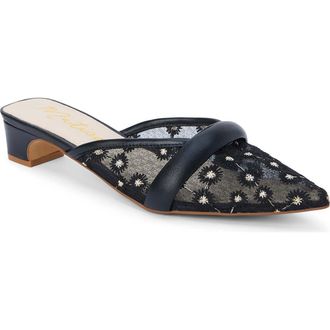Matisse Footwear Kellan Pointed Toe Mule in Black Floral Syn at Nordstrom Rack, Size 8.5