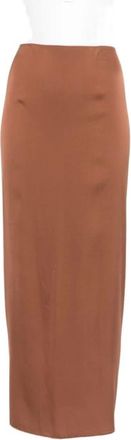 Nouvelle/Silk95Five Pencil Midi Skirt - female - Silk95Five - Maxi Skirts - Brown - XS - Skirts