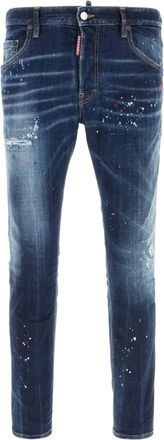 Dsquared2 Heren, Jeans, Blauw, Maat: M Katoen