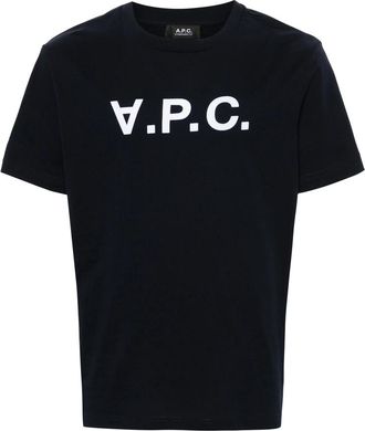A.P.C. A. p.c. COHBMM26384 TIQ DARK NAVY ECRU