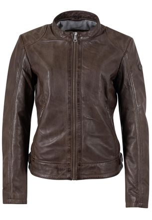 Mauritius Lederjacke MAURITIUS MWYouvie, Damen, Gr. 4XL (48), braun, Obermaterial: 100% Schafsleder. Futter: 100% Polyester. &Auml;rmelfutter: 100% Polyester, unifar