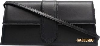 Jacquemus Le Bambino Long Bag - Dames - Schoudertassen - Zwart - ONE Size - Leer - Tassen