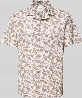 Joop JOOP! Jeans Regular Fit Freizeithemd mit 1/2-Arm Modell Hanes in Beige, Gr&ouml;&szlig;e XXL