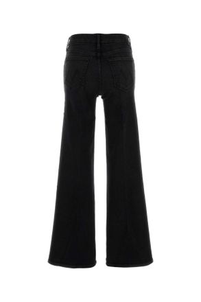 Mother The Roller Sneak Jeans - Black