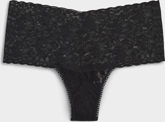 Hanky Panky Womens Stretch lace high-waist thong Nylon
