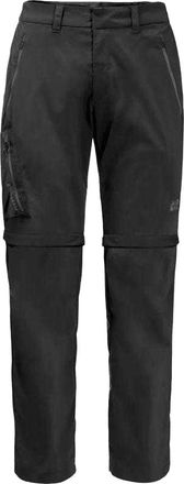 Jack Wolfskin Heren Overland afritsbroek (Zwart)