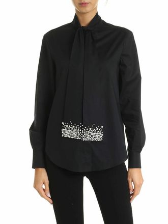 Vivetta Shirt in black with jewel details