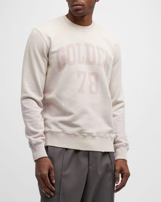 Golden Goose Mens Golden 78 Crew Sweatshirt