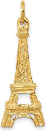 Diamond2Deal 14k Yellow Gold Eiffel Tower Charm