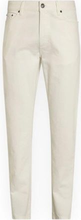 Ermenegildo Zegna Broeken, Heren, Wit, W34, Katoen, Pure Cotton Chinos