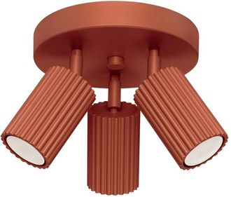 Wonderlamp Plaf&oacute;n Moto Rojo, 3 Luces