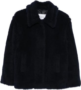 Max Mara Fuggito Jacket - Dames - Jassen - Blauw - S - Wol - Jassen