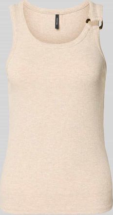 Vero Moda Regular Fit Tank Top aus Viskose-Mix Modell KIKI in Beige, Gr&ouml;&szlig;e XL