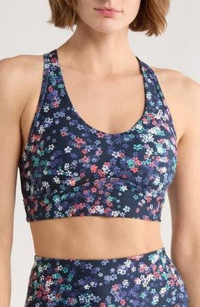 Marika Rubina Racerback Sports Bra in Eclipse Ditsy Scattered at Nordstrom Rack, Size X-Small