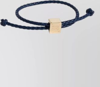 Miu Miu leather bracelet