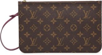 Louis Vuitton Pre-owned Clutches, female, Brown, Size: ONE SIZE Pre-owned Printed Pouch