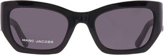 Marc Jacobs Dark Grey Cat Eye Ladies Sunglasses MARC 723/S 807 53