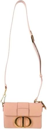 Dior Pre-owned Cross Body Bags, female, Pink, Size: ONE SIZE Pre-owned Vintage Leather Cross Body Bag
