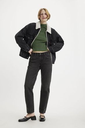 Levi's Jeans dritti Middy - Donna - 24X31 - Nero / Black Worn In