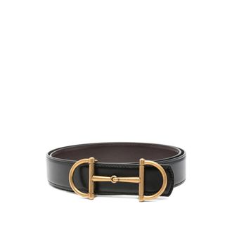 Gucci Horsebit-detailed Reversible Leather Belt