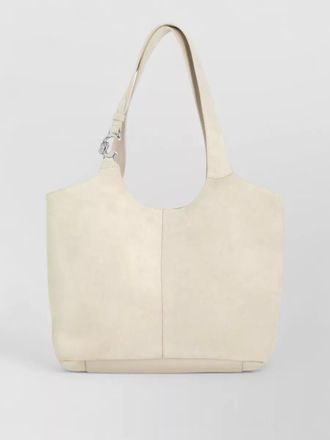Coccinelle tote bag set suede leather clutch