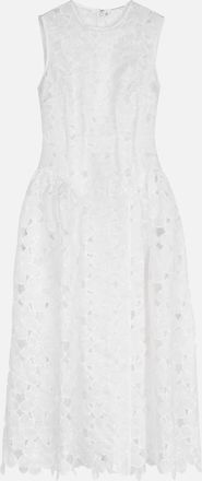 Cecilie Bahnsen White Cate Midi Dress