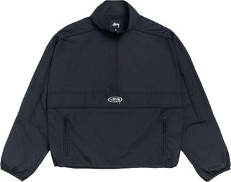 St&uuml;ssy Lightweight Pullover Jacket Black 115905-BLAC