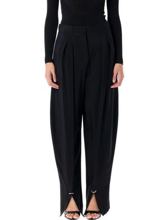 MUGLER Pierced Loose Tailored Trousers