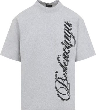 Balenciaga Medium Fit T-shirt - Heren - T-shirts - Grijs - XS - Katoen - Tops
