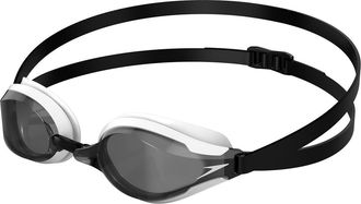 Speedo Unisex Fastskin Speedsocket 2 zwembril voor volwassenen (Zwart/Wit/Rook)