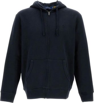 Polo Ralph Lauren Hoodies & sweatvesten, Heren, Zwart, L, Zip-through Hoodie