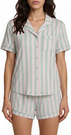 Flora Nikrooz Gabriella Printed Short Pajamas in Smoked Sage at Nordstrom Rack, Size X-Large