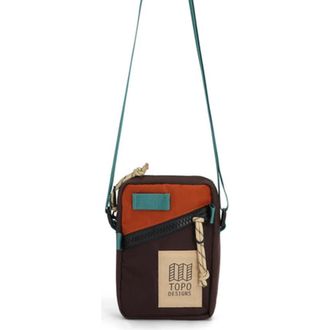 Topo Designs Mini Shoulder Bag in Clay/chocolate at Nordstrom