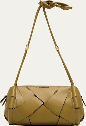Ulla Johnson Charlotte Woven Leather Camera Bag