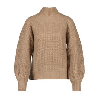 Hemisphere Cashmere-Katoen Pullover - Dames - Cashmere truien - Bruin - XL - Katoen - Truien & Vesten