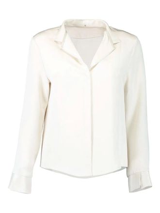 Peter Cohen cuffed-sleeves buttoned blouse - women - Silk - L - Neutrals