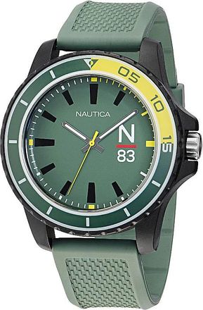 Nautica Finn World Quartz Green Dial Mens Watch NAPFWF304