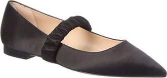 Stuart Weitzman Maxine Satin Ballet Flat