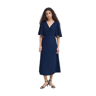 Ichi Vestidos - Dresses - Mujer - Azul - XL