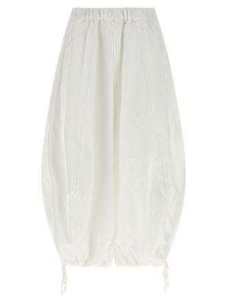Comme Des Gar&ccedil;ons White Polyester Casual Womens Pants