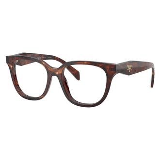 Prada C11V Eyeglasses - unisex - Prada - Glasses - Brown - 53 MM - Accessories