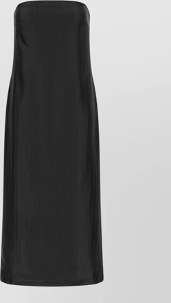 Loulou Studio striped off-the-shoulder sleeveless midi dress