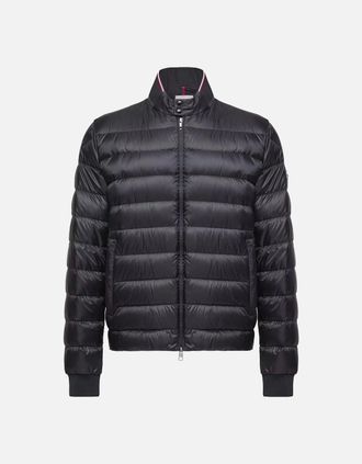 Moncler Mens Rigel Biker Jacket Black - Size: 46/Regular