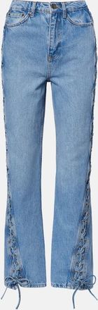 Rotate High-rise flared jeans