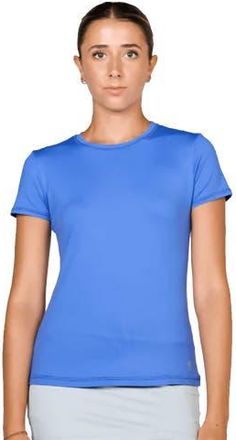 Sofibella UV Colors Short Sleeve Womens Tennis Shirt in Valley Blue at Nordstrom, Size X-Small
