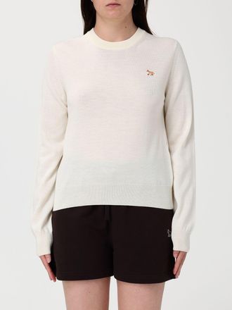 Maison Kitsun&eacute; Merino Wool Crew-Neck Pullover