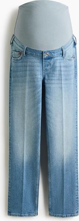 H&M MAMA Slim Straight Ankle Jeans - Blue